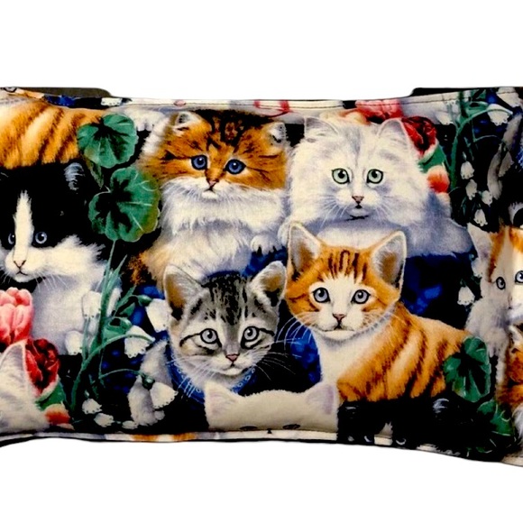 Cat kitten Print Soothing therapeutic healing rice or corn bags. Handmade with … - Picture 1 of 1